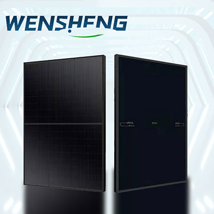 Full Black Design Solar Panel Warehouse 415 Watt 410W Module Germany